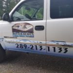 hottub heaven truck, vehicle graphics, vehicle decals