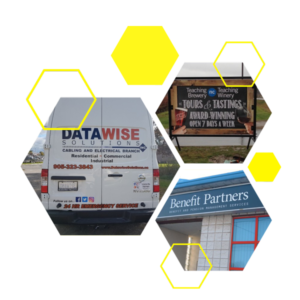 Bee line signs, a preview of our work