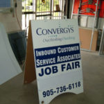 Convergys Job Fair Sign
