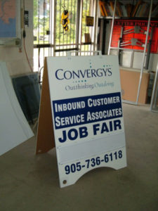 Convergys Job Fair Sign