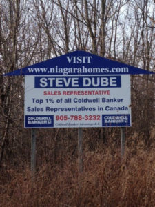 Steve Dube sign