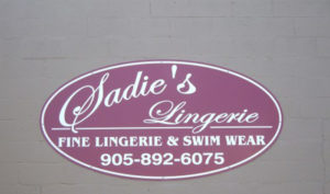 Sadies Lingerie Store Front