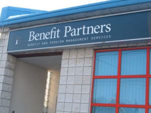 Benefit Partners Storefront Sign