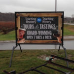 Teaching Brewery Teaching Winery Mobile Sign